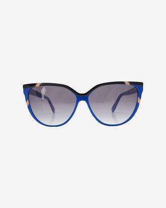 Selima Wayfarer Sunglasses: Cobalt