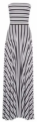 Felicity & Coco Stripe Strapless Maxi Dress