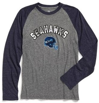 Outerstuff 'NFL - Seattle Seahawks' Raglan Sleeve Graphic T-Shirt (Big Boys)