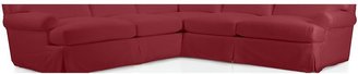 Crate & Barrel Ellyson Slipcovered 2-Piece Sectional