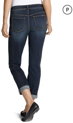 Chico's Petite So Slimming By Scattered Studs Ankle Jean