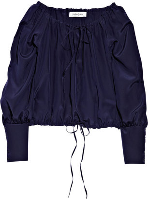 Yves Saint Laurent 2263 Yves Saint Laurent Matte-silk blouse