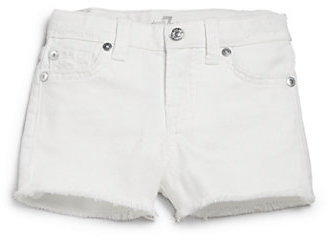 7 For All Mankind Toddler's & Little Girl's Cutoff Denim Shorts
