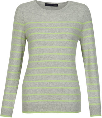 Marks and Spencer Pure Cashmere Striped Jumper