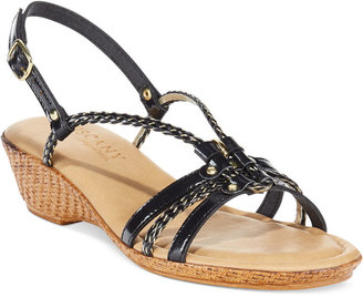 Easy Street Shoes Tuscany by Lucca Wedge Sandals