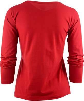 Royce Apparel Inc Women's Long-Sleeve Louisville Cardinals Graphic T-Shirt