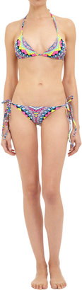 Mara Hoffman Geometric-Patterned Triangle Bikini Top