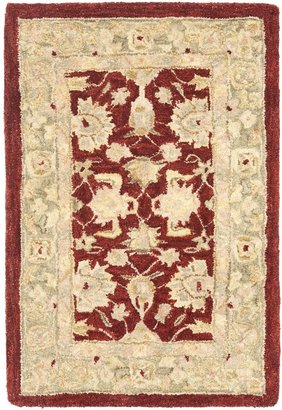 Safavieh AN522D Anatolia Collection Handmade Red and Green Hand-Spun Wool Area Rug, 2-Feet by 3-Feet