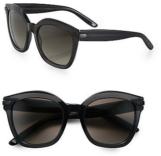Bottega Veneta Round Cat's-Eye Acetate Sunglasses