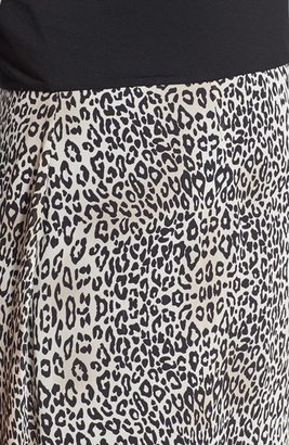 Vince Camuto 'Desert Leopard' Chiffon Overlay Maxi Dress (Plus Size)