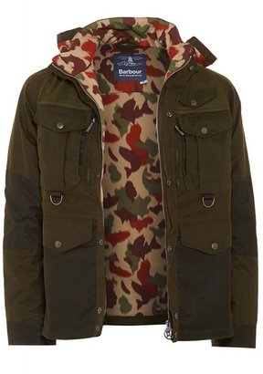 Barbour X White Mountaineering Mens Jacket Kitefin Slim Wax Archive Olive Jacket