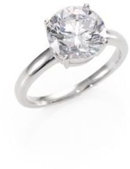 Adriana Orsini Sterling Silver Solitaire Ring
