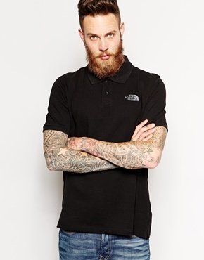 The North Face Polo With Logo - Black