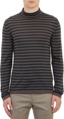 Marc Jacobs Stripe-Pattern Pullover Turtleneck