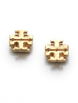 Tory Burch T Logo Small Stud Earrings/Goldtone