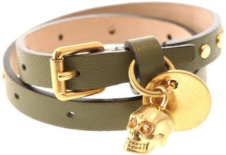 Alexander McQueen Leather wrap bracelet