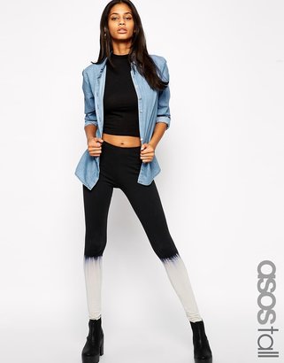 ASOS TALL Exclusive Over The Knee Print Legging