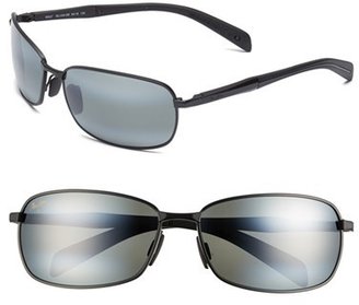 Maui Jim Men's 'Long Beach - Polarizedplus2' 64Mm Sunglasses - Dark Brown/ Hcl Bronze