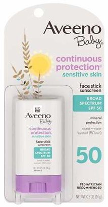 Aveeno Baby Baby Natural Protection Face Stick for Sensitive Skin, SPF 50