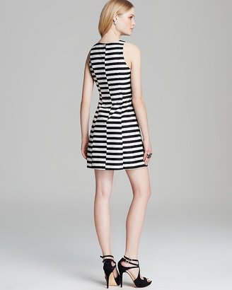 MinkPink Dress - Monochrome Pop Stripe