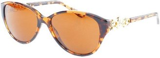 Versace VE 4245 998/73 Amber Havana Fashion Sunglasses Brown Lens