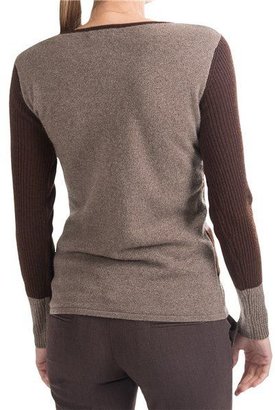 Lauren Hansen Cashmere Broken Stripes Sweater (For Women)
