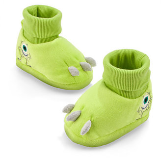 Disney Mike Wazowski Plush Costume Slippers for Baby