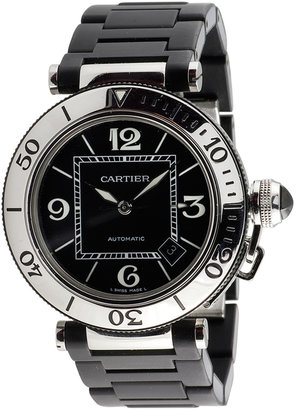 Cartier Pasha Seatimer Stainless Steel Watch, 40.5mm