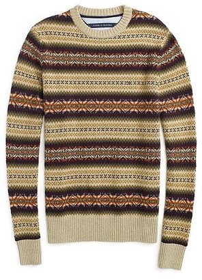 Tommy Hilfiger Men's Half Zip Fairisle Sweater