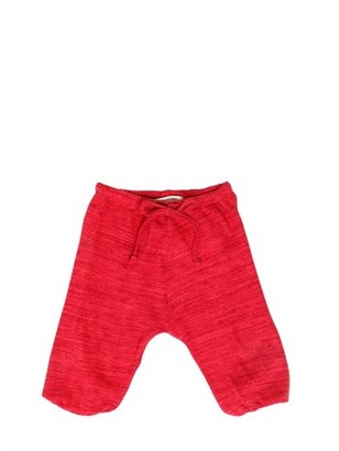 Caramel Baby And Child - Burn Out Cotton Jersey Trousers