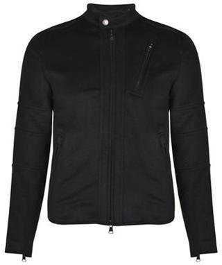 DKNY Biker Style Wool Jacket