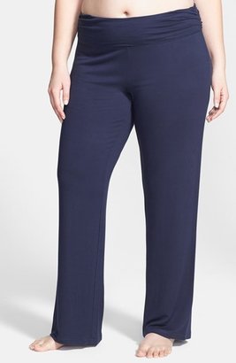 Shimera Ruched Waist Lounge Pants (Plus Size)