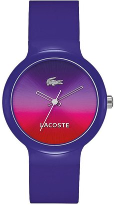 Lacoste Purple Silicone Strap Ladies Watch