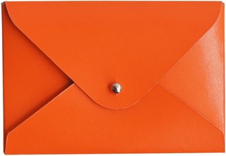 House of Fraser Paper Thinks Orange leather mini travel card
