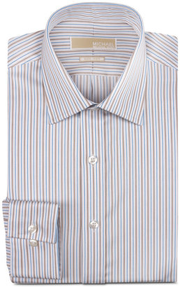 MICHAEL Michael Kors Non-Iron Fine Stripe Dress Shirt