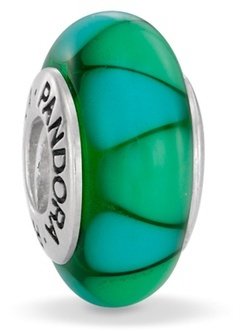 Pandora Design 7093 Pandora Green Captivating Murano Glass Charm 790636