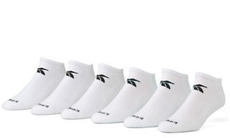 Reebok 6-Pack Cotton Core Low Cut Socks -- 7-12