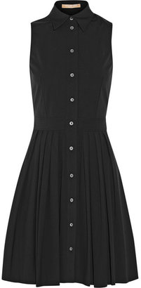Michael Kors Cotton-poplin mini shirt dress
