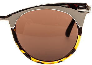 Spitfire Sunglasses The Anglo II Sunglasses in Silver and Tortoise