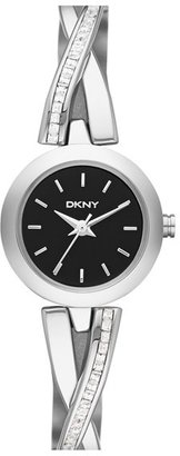 DKNY 'Crosswalk' Crystal Accent Bangle Watch, 20mm