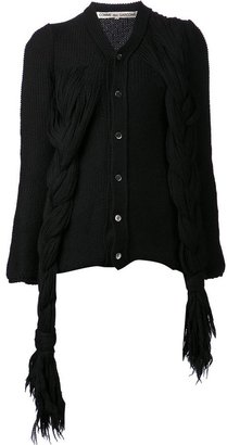 Comme des Garcons braided cardigan