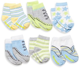 Elegant Baby 6-Pack Explorer Socks