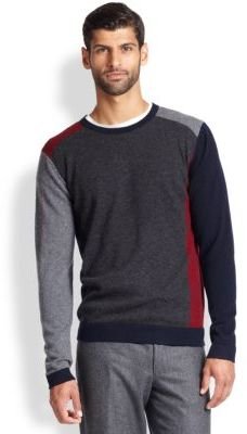 Saks Fifth Avenue Colorblock Cashmere Sweater