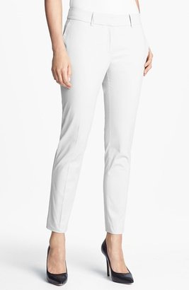 Lafayette 148 New York Polished Twill Skinny Ankle Pant