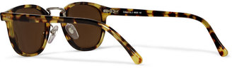 Illesteva Tribeca Tortoiseshell D-Frame Sunglasses