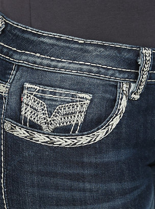Vigoss Chelsea Boot Jean - Dark Wash with Thick Stitching