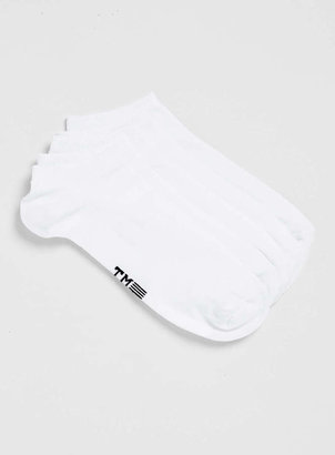 Topman White Trainer Socks 5 Pack