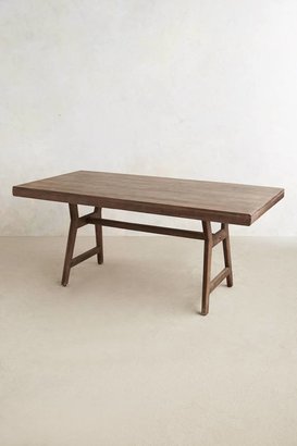 Anthropologie Handcarved Gallery Table