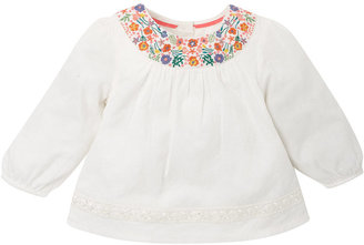 Mothercare Yoke Embroidered Blouse