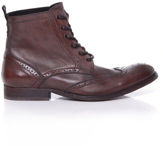Hudson Men's H by Angus Washed Brogue Boots